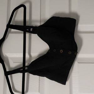 URBAN OUTFITTERS BLACK BRA TOP